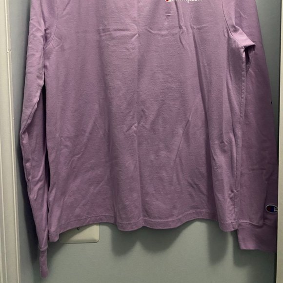 Champion Long Sleeve T-shirt - Light Purple - Picture 2 of 5